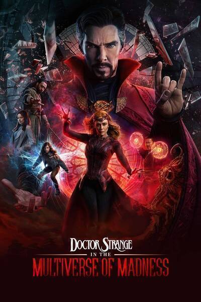 Doctor Strange in the Multiverse of Madness Hindi Dubbed Movie Poster (2022)