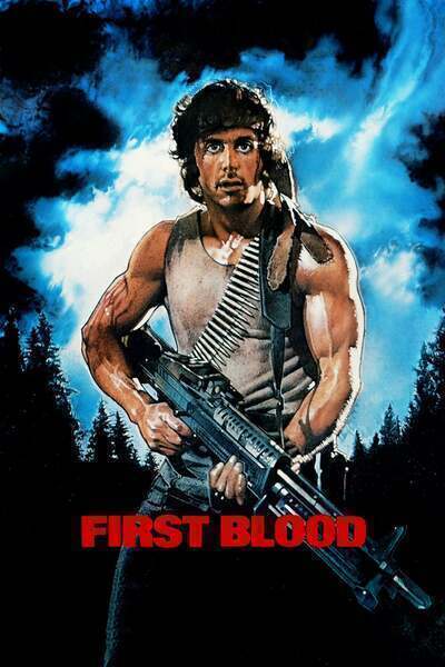 First Blood Hindi Dubbed Movie Poster (1982)