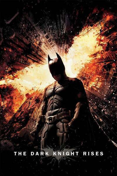 The Dark Knight Rises Hindi Dubbed Movie Poster (2012)