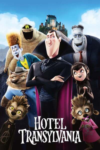 Hotel Transylvania Hindi Dubbed Movie Poster (2012)