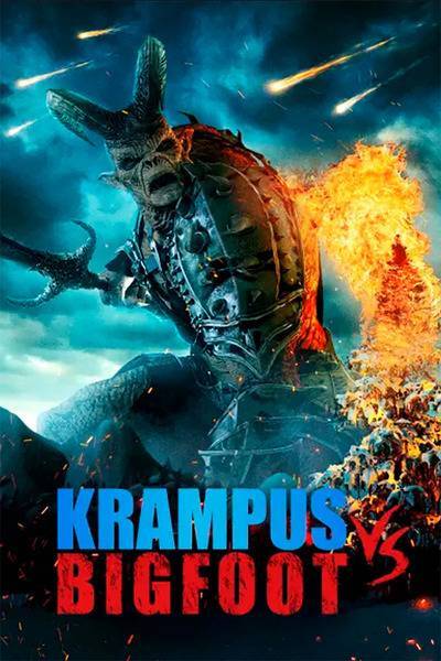 Bigfoot vs Krampus Hindi Dubbed Movie Poster (2021)