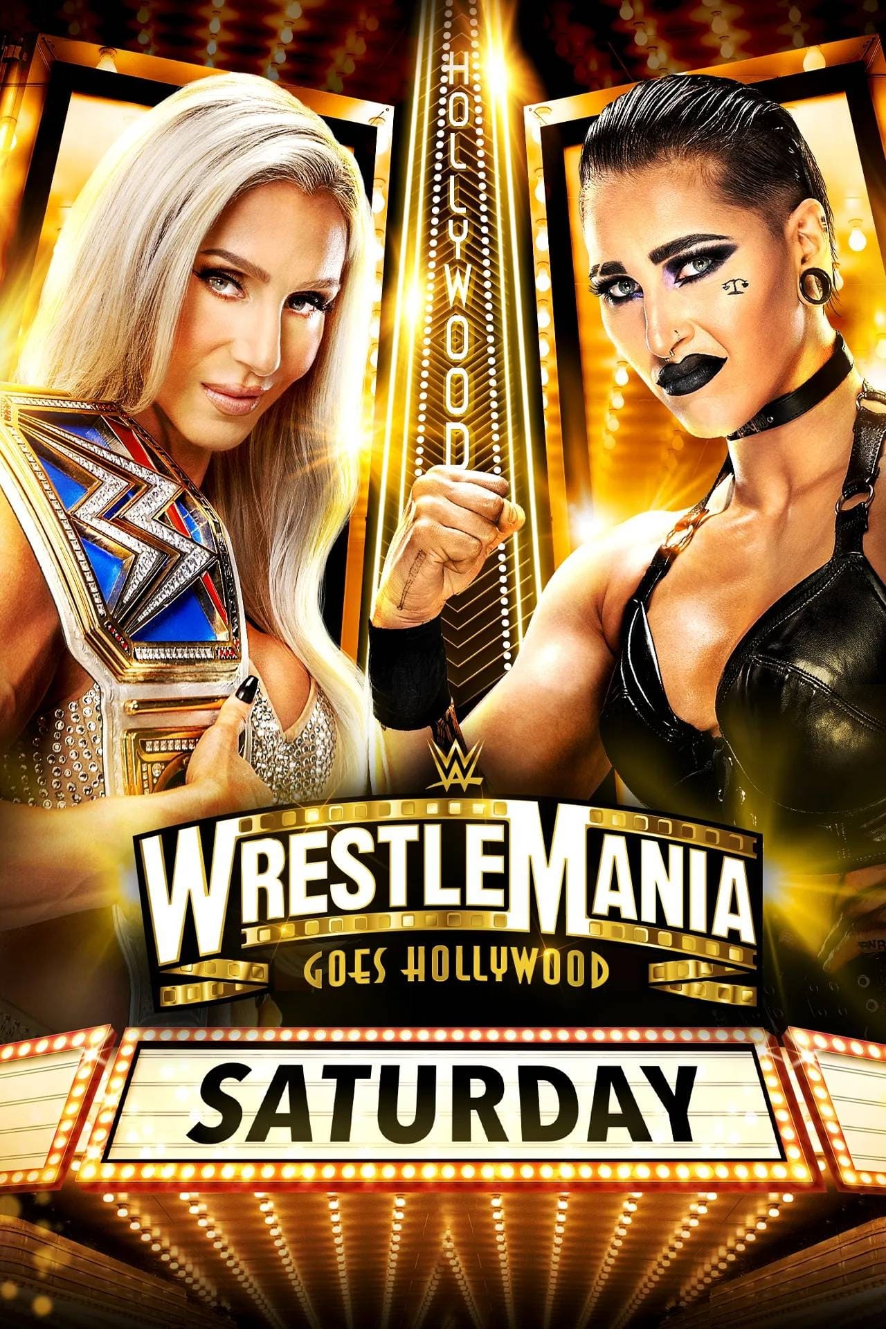 WWE WrestleMania 39 Saturday Hindi Dubbed Movie Poster (2023)