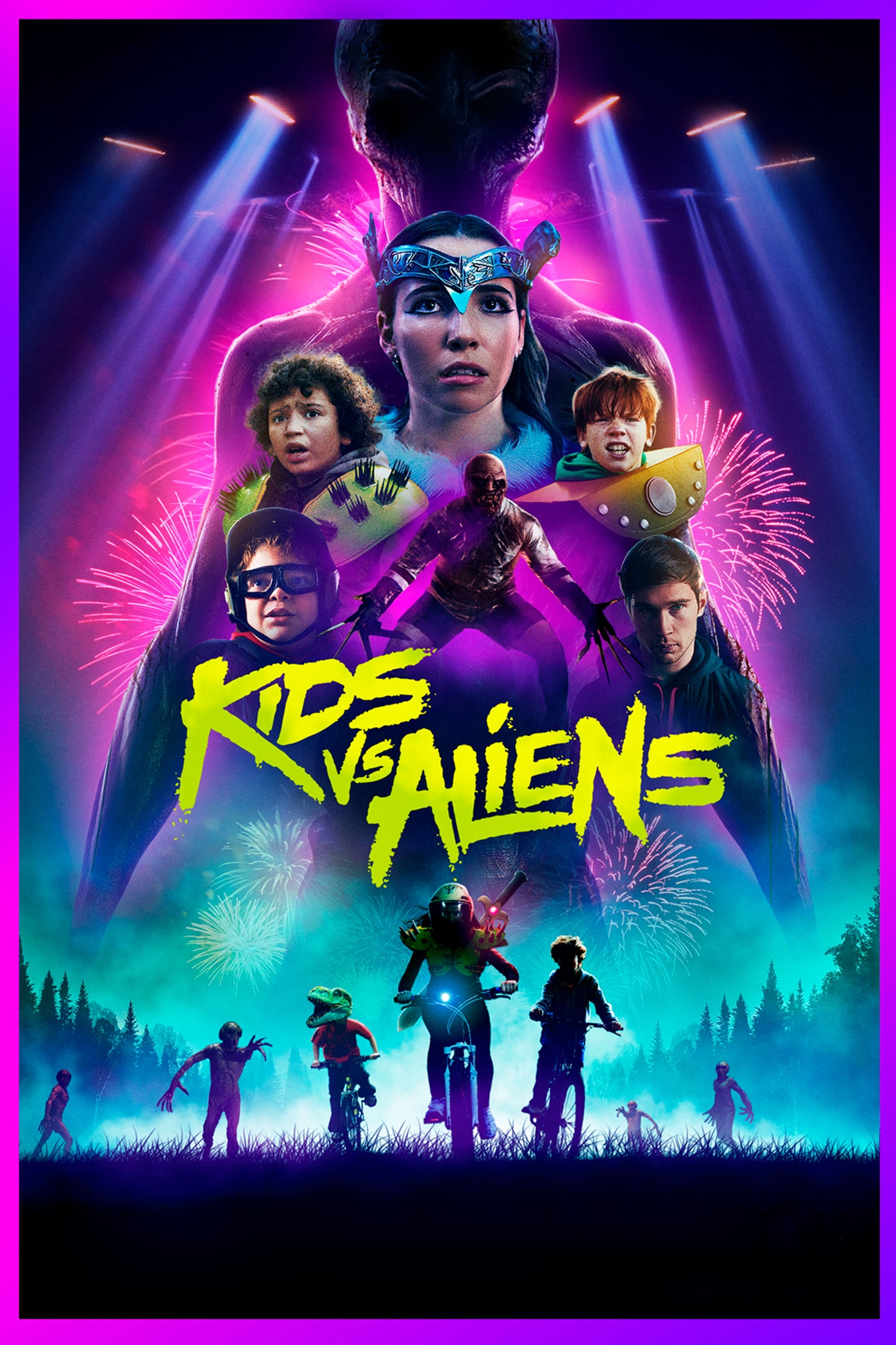Kids vs. Aliens Hindi Dubbed Movie Poster (2023)