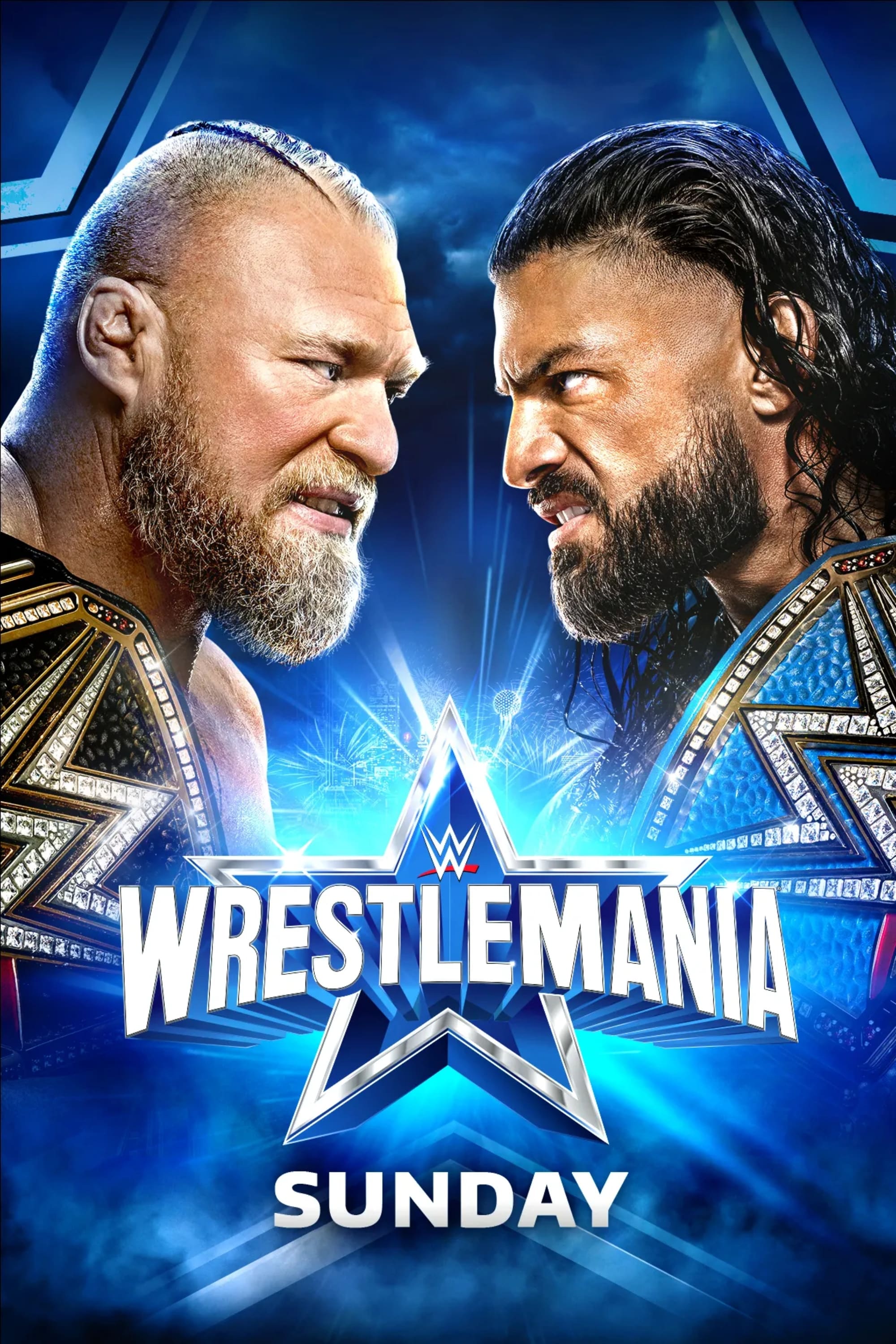 WWE WrestleMania 38 - Sunday Hindi Dubbed Movie Poster (2022)