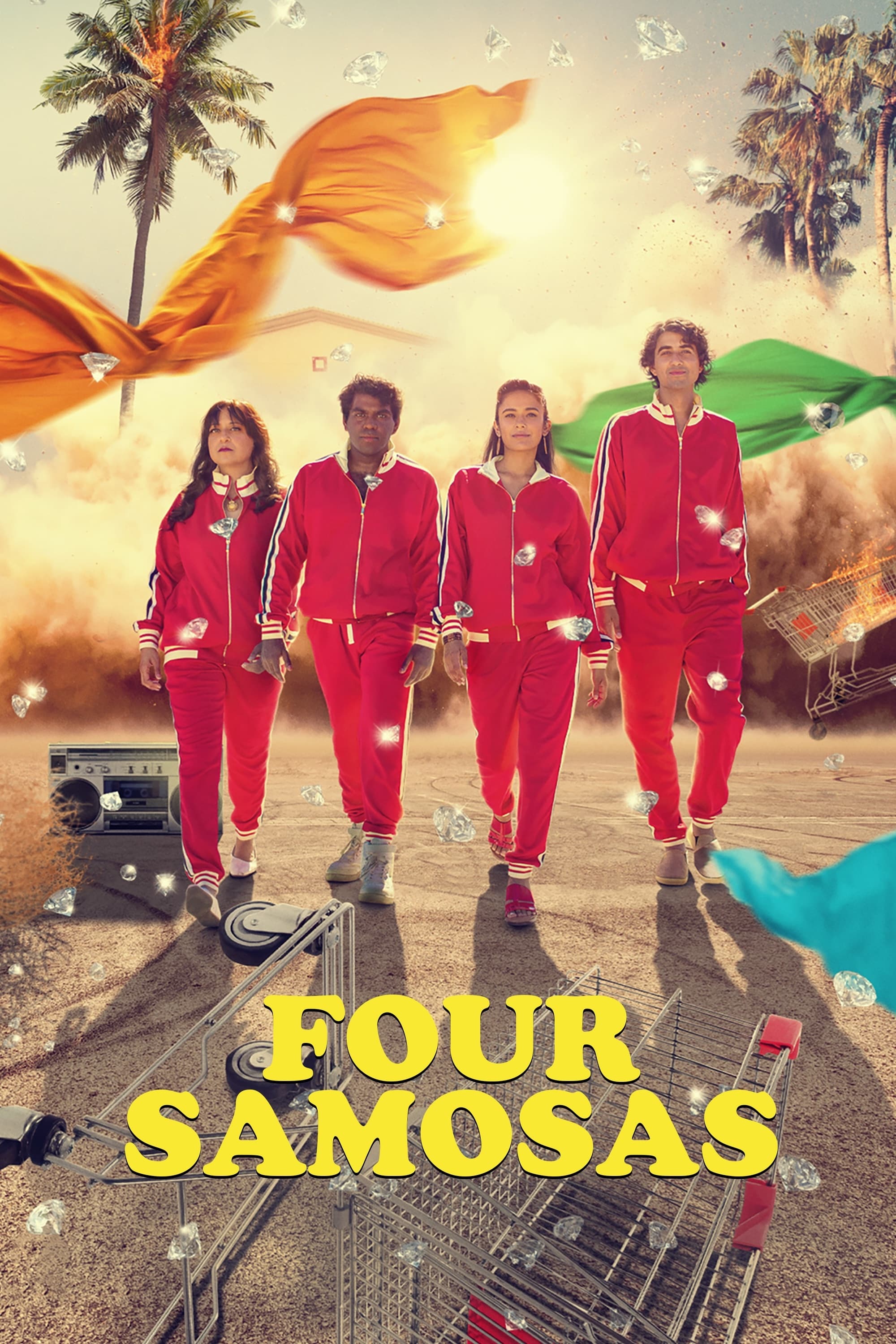 Four Samosas Hindi Dubbed Movie Poster (2022)