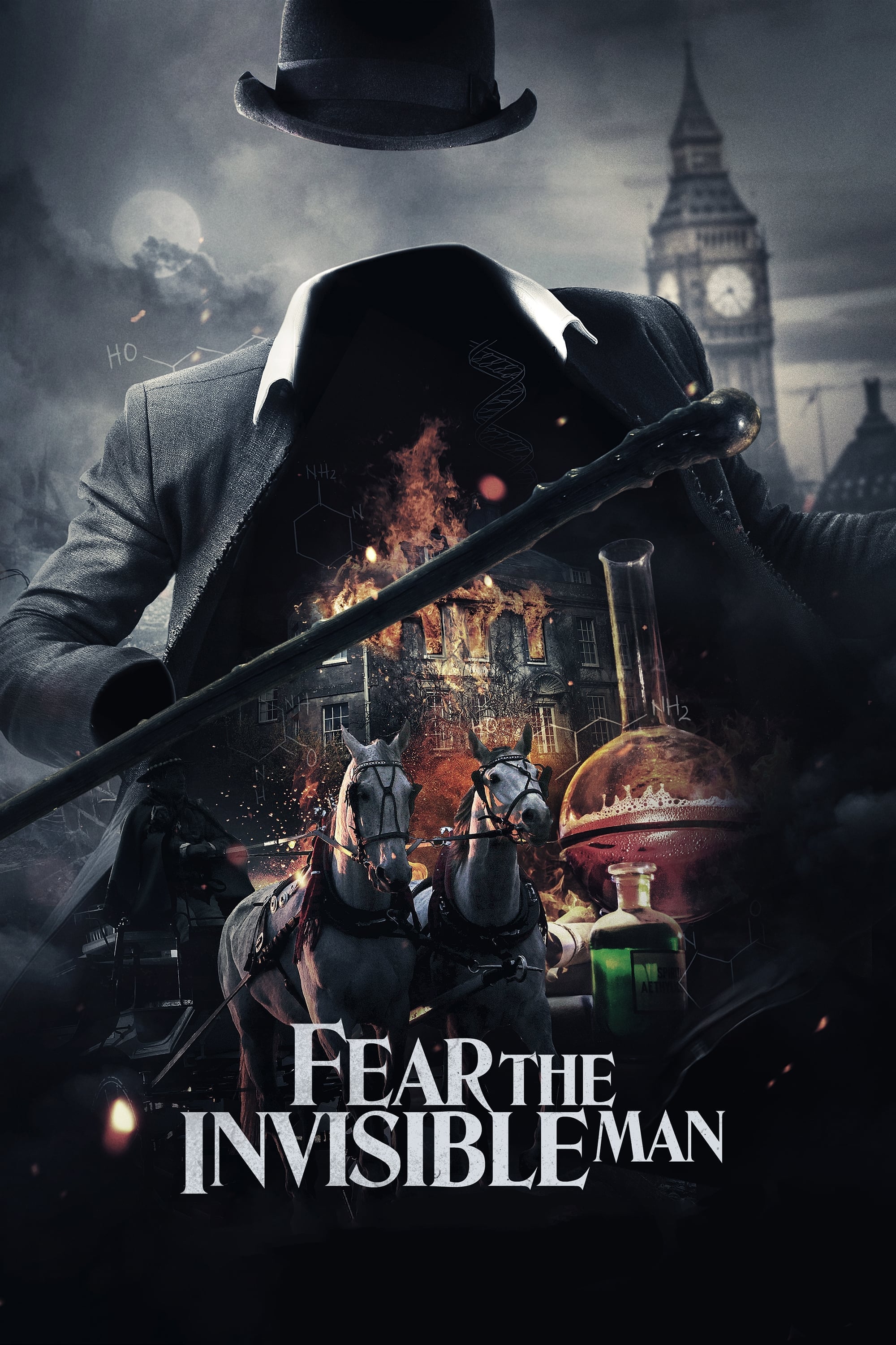 Fear the Invisible Man Hindi Dubbed Movie Poster (2023)