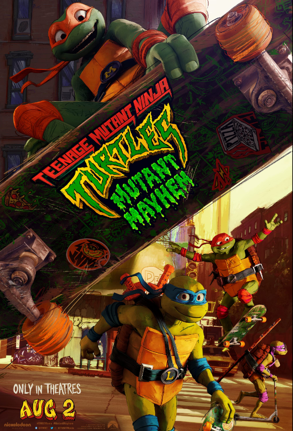 Teenage Mutant Ninja Turtles: Mutant Mayhem Hindi Dubbed Movie Poster (2023)