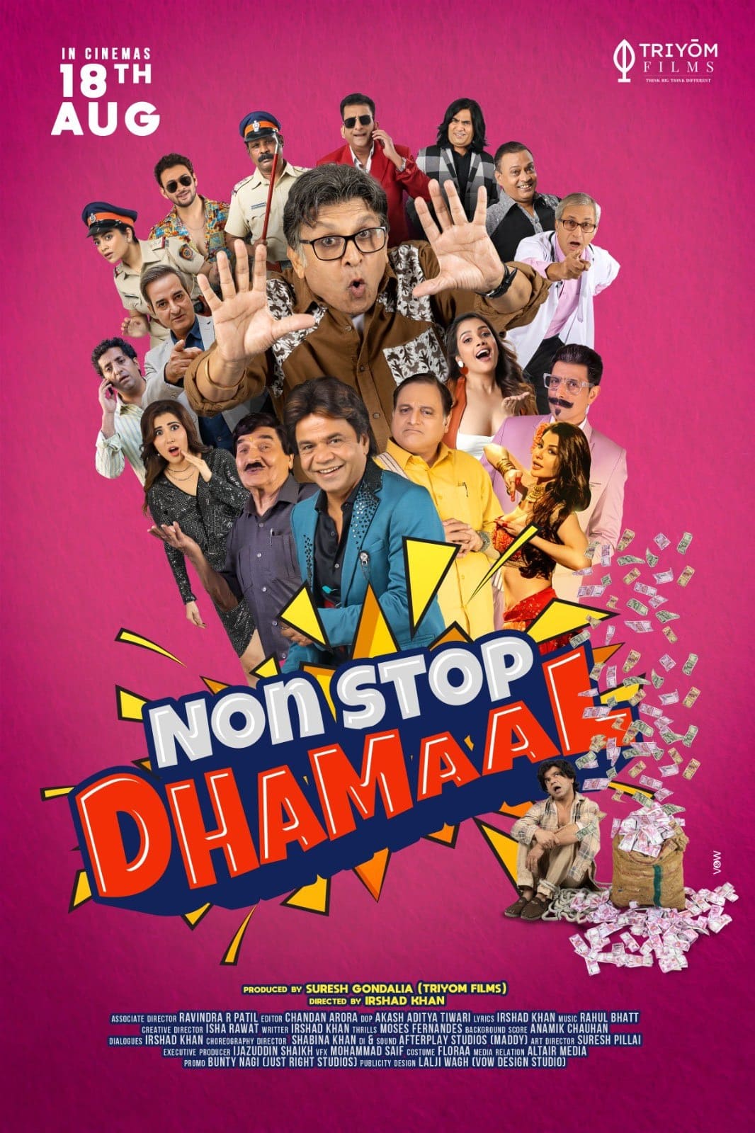 Non Stop Dhamaal Hindi Dubbed Movie Poster (2023)