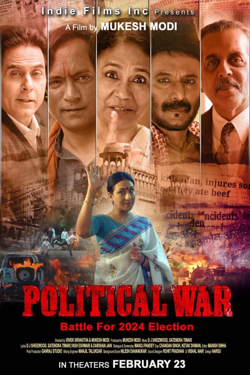 Political War Hindi Dubbed Movie Poster (2024)