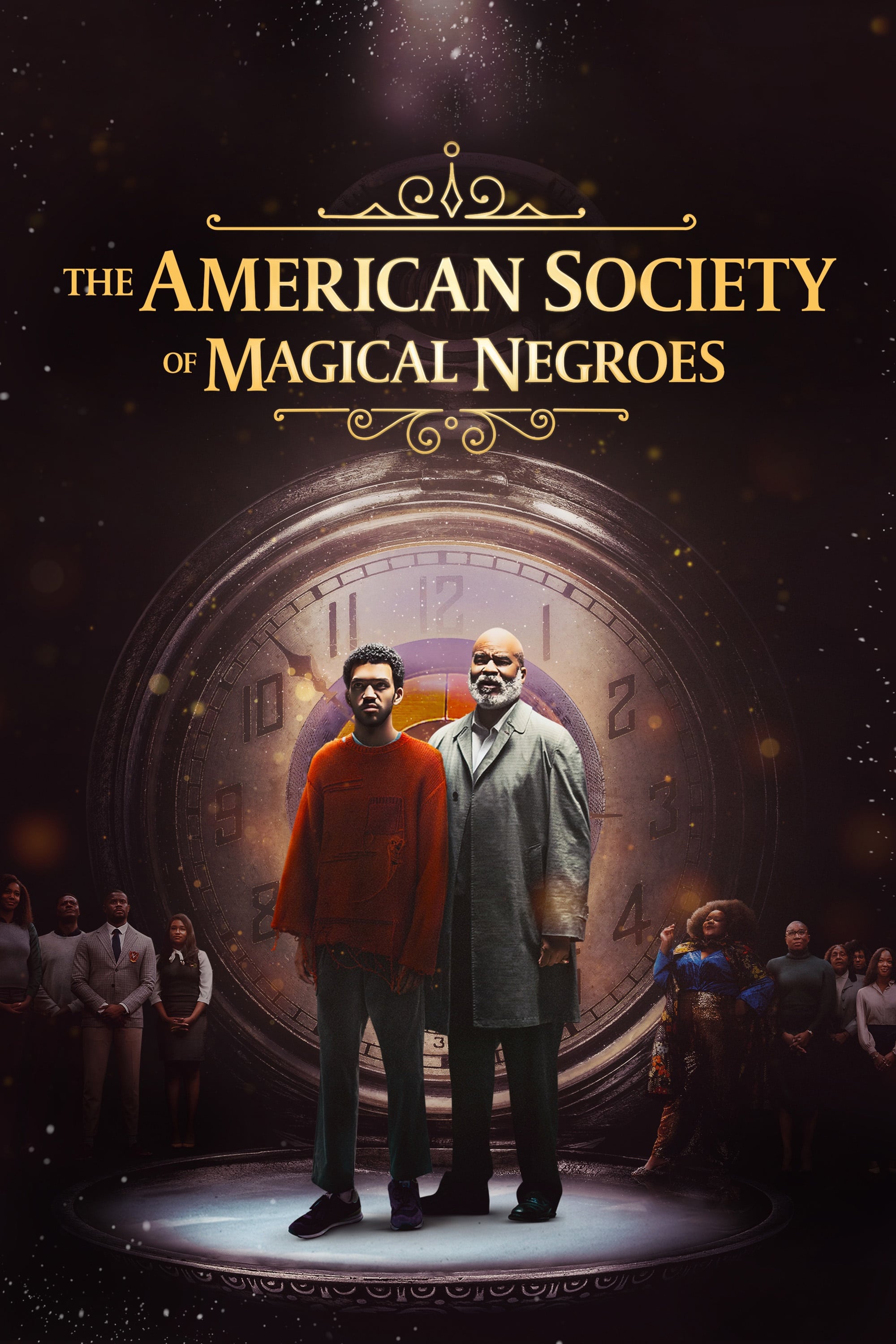 The American Society of Magical Negroes Hindi Dubbed Movie Poster (2024)