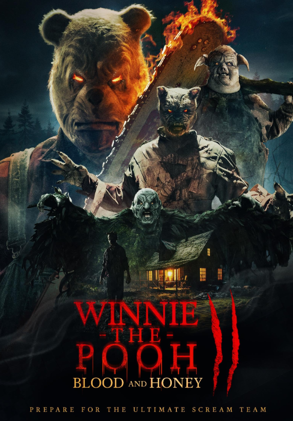 Winnie-the-Pooh: Blood and Honey 2 Hindi Dubbed Movie Poster (2024)