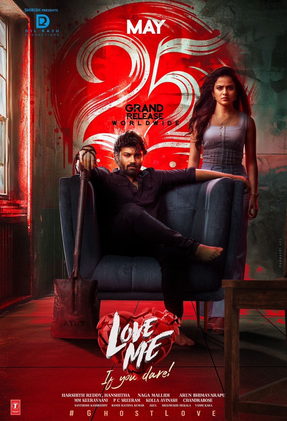 Love Me If You Dare Hindi Dubbed Movie Poster (2024)