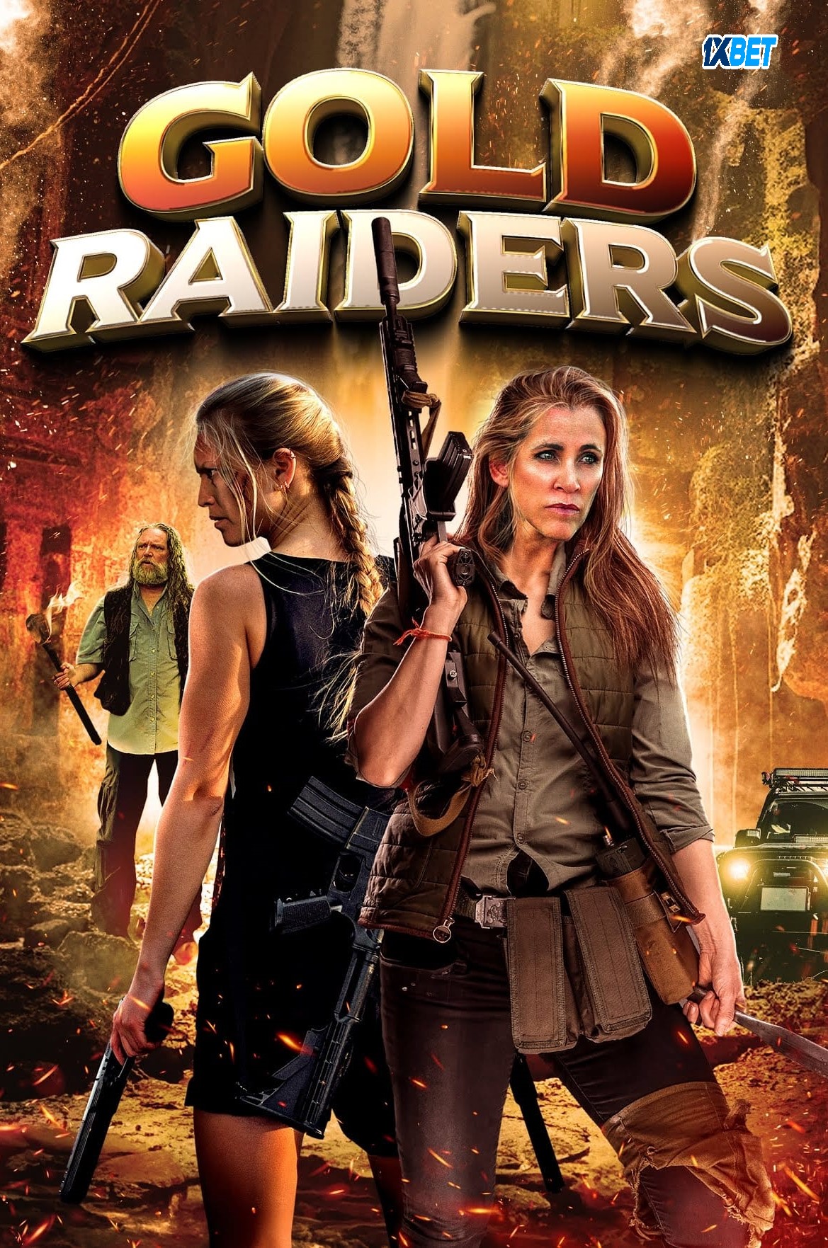Gold Raiders Hindi Dubbed Movie Poster (2024)