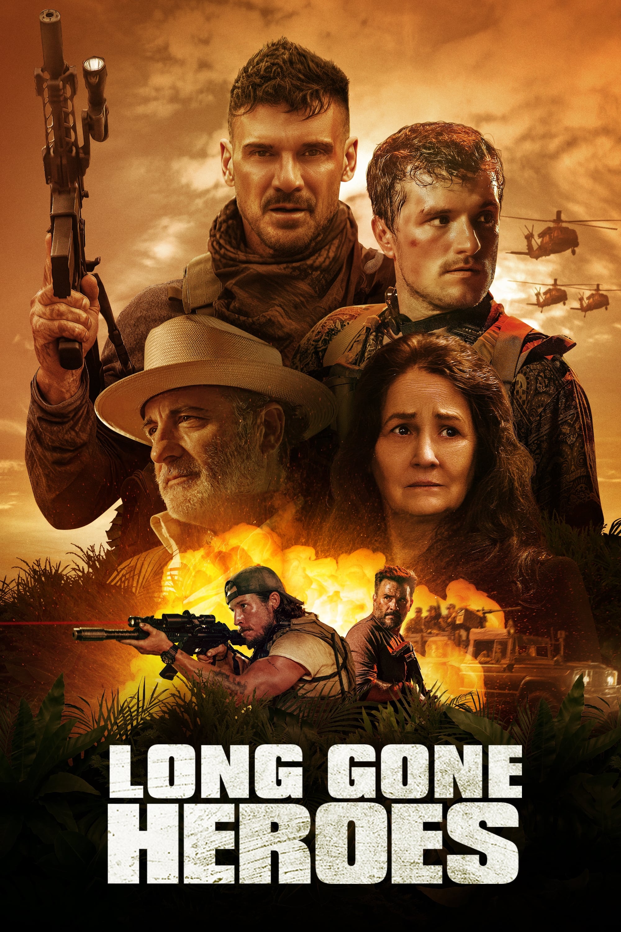 Long Gone Heroes Hindi Dubbed Movie Poster (2024)