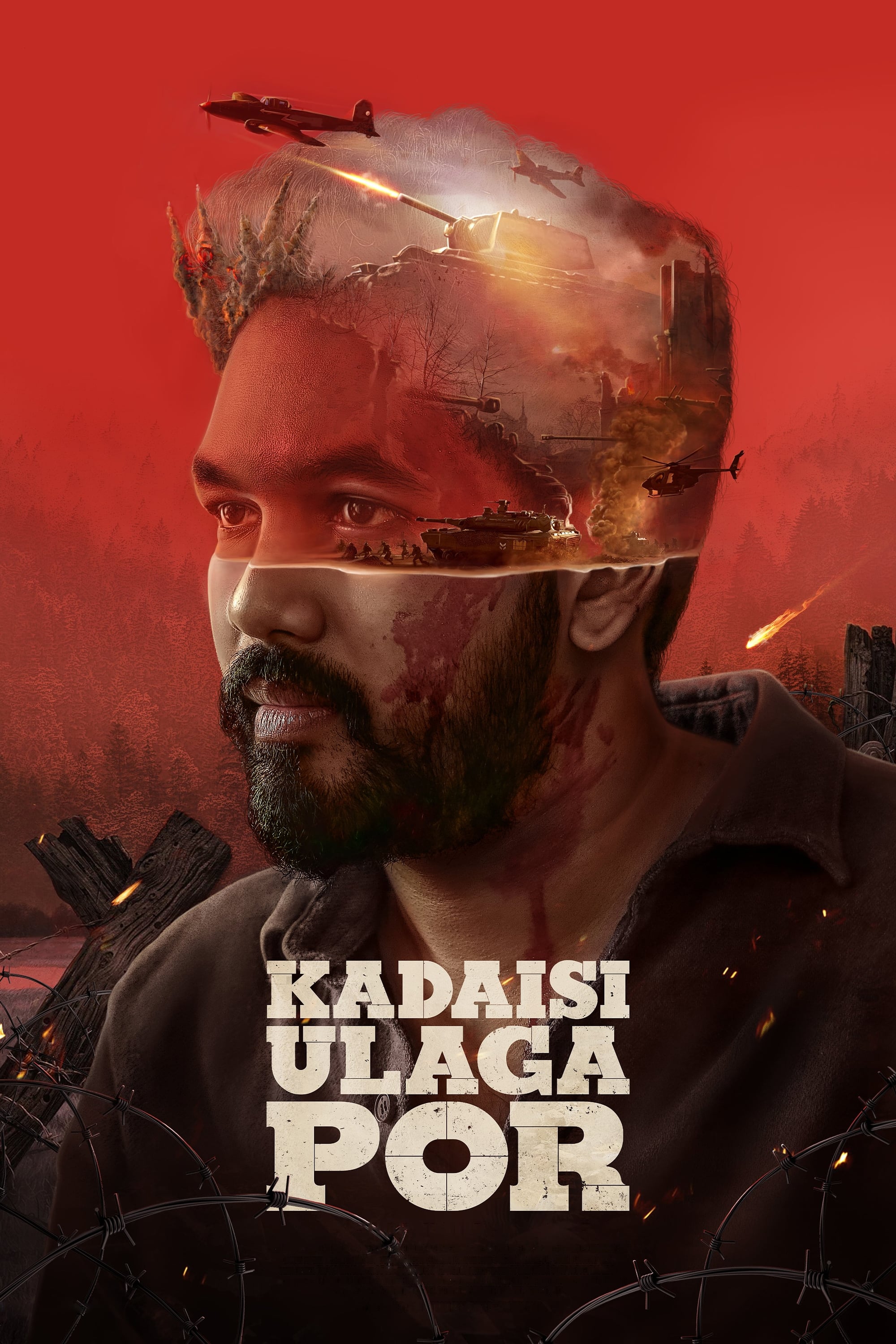 Kadaisi Ulaga Por Hindi Dubbed Movie Poster (2024)