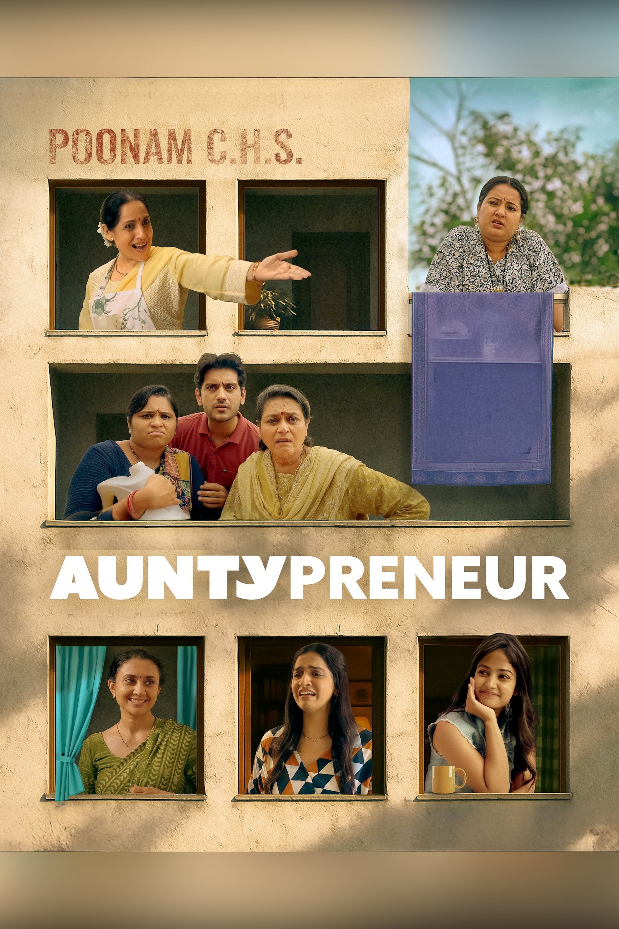 Auntypreneur Hindi Dubbed Movie Poster (2025)