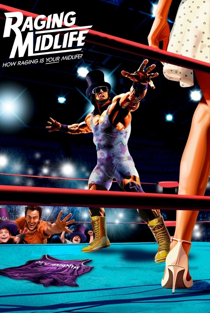 Raging Midlife Hindi Dubbed Movie Poster (2025)