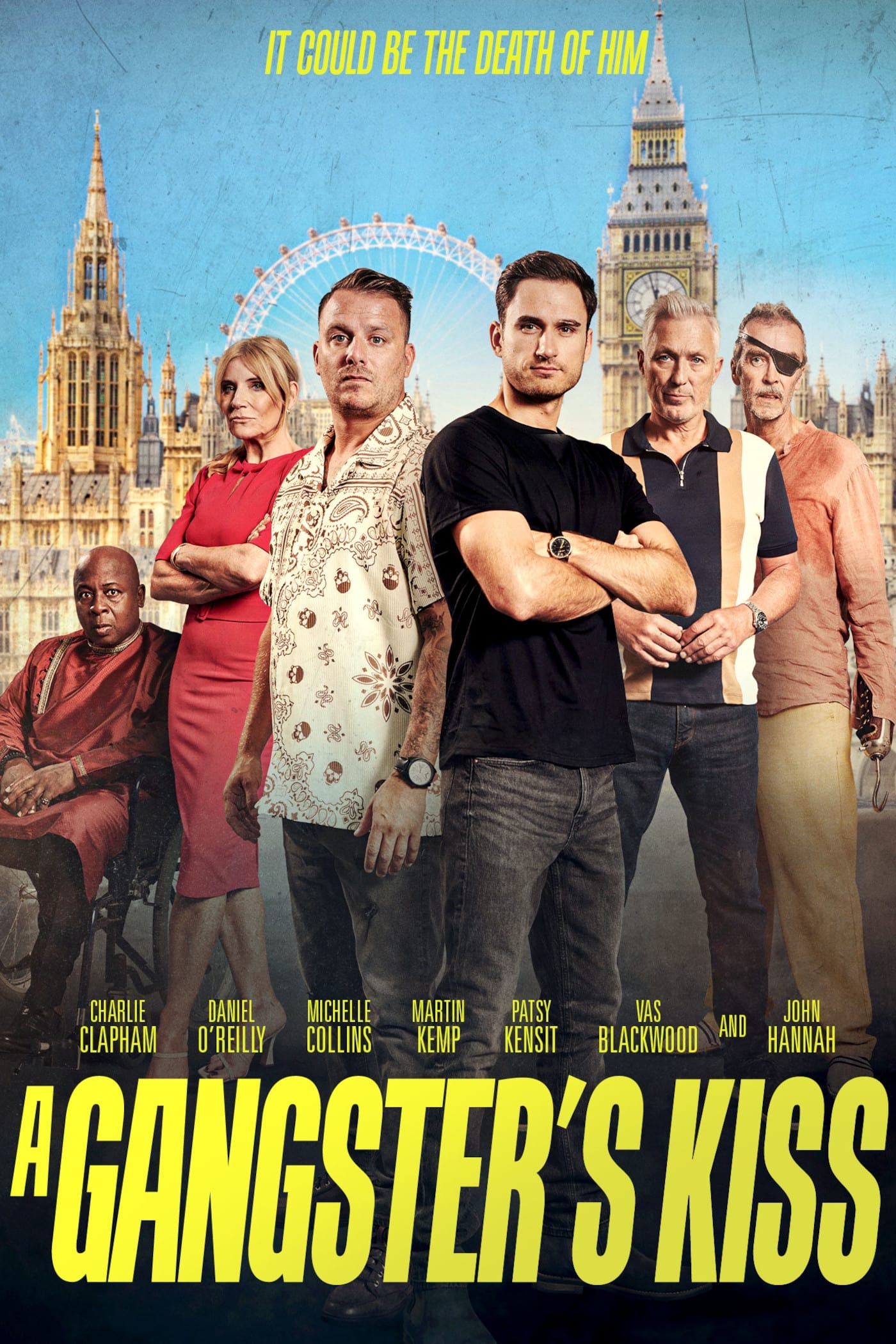 A Gangster's Kiss Hindi Dubbed Movie Poster (2024)