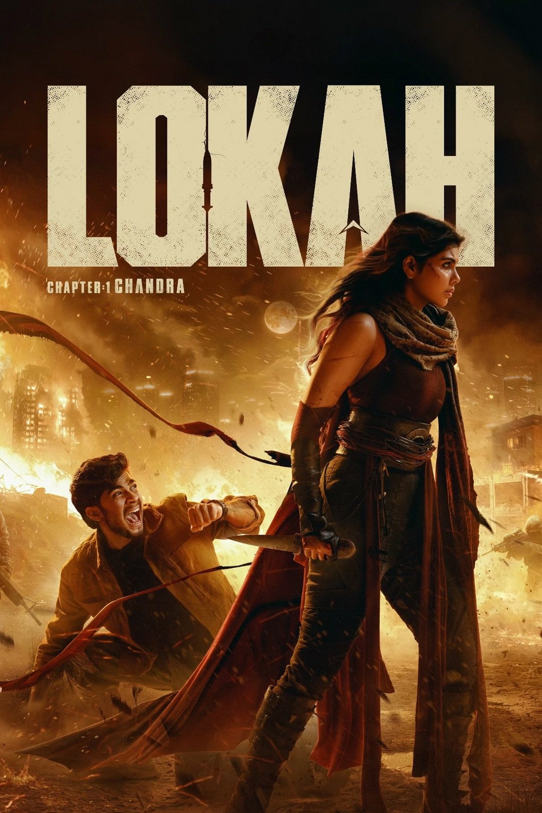 Lokah Chapter 1: Chandra Hindi Dubbed Movie Poster (2025)