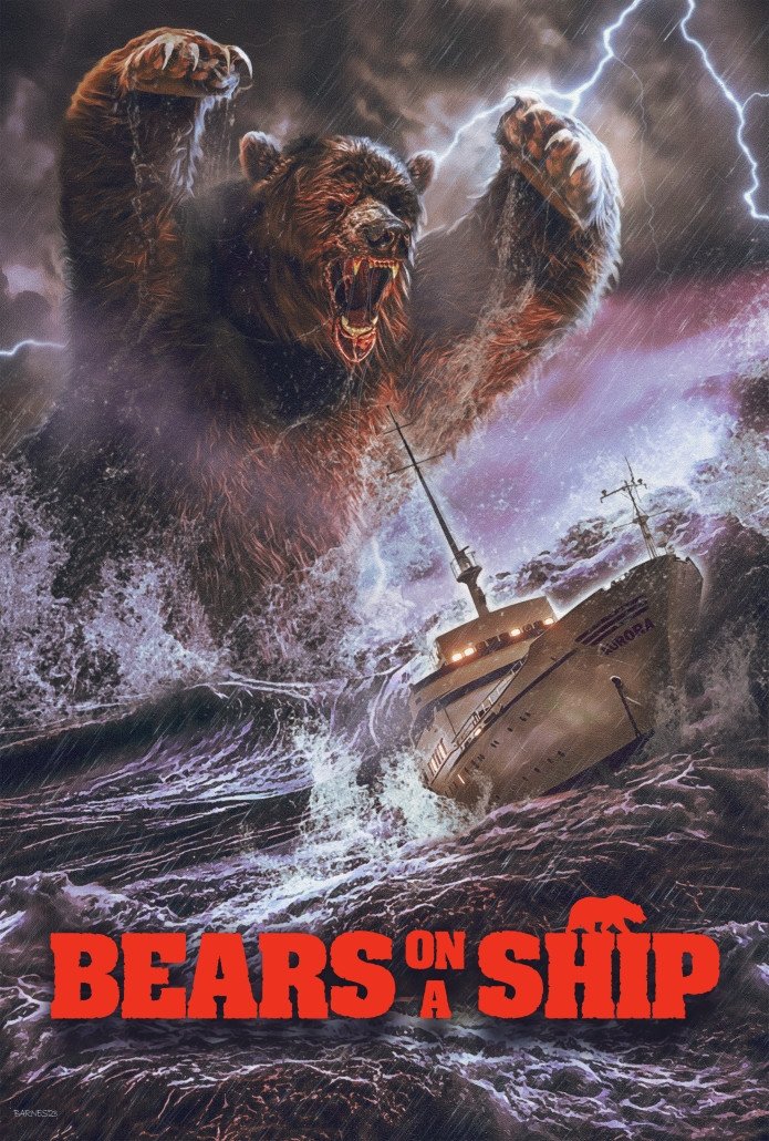 Bears on a Ship Hindi Dubbed Movie Poster (2025)