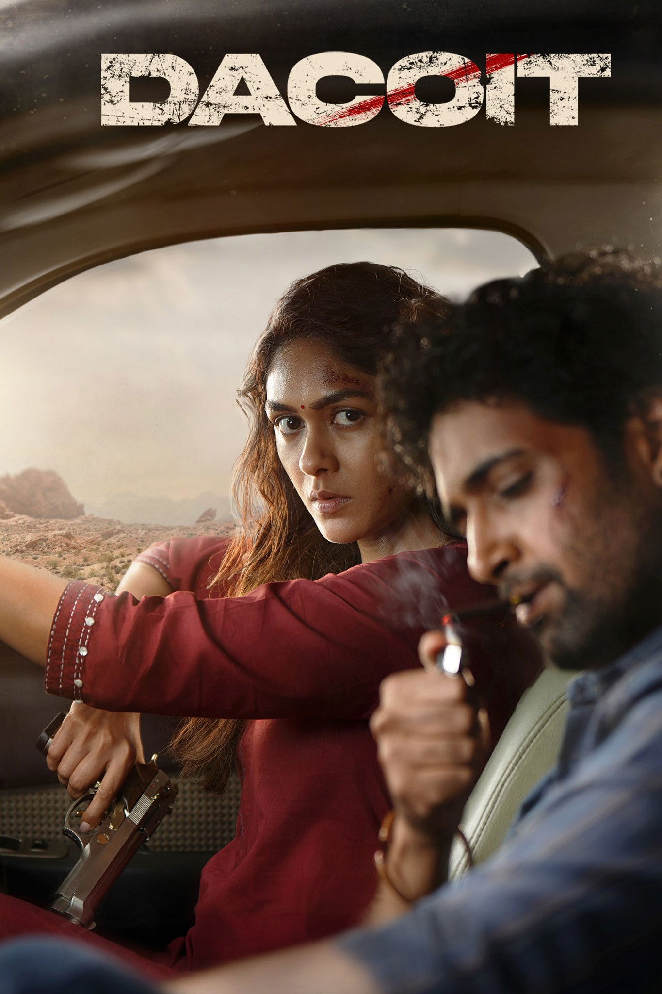 Dacoit Hindi Dubbed Movie Poster (2026)