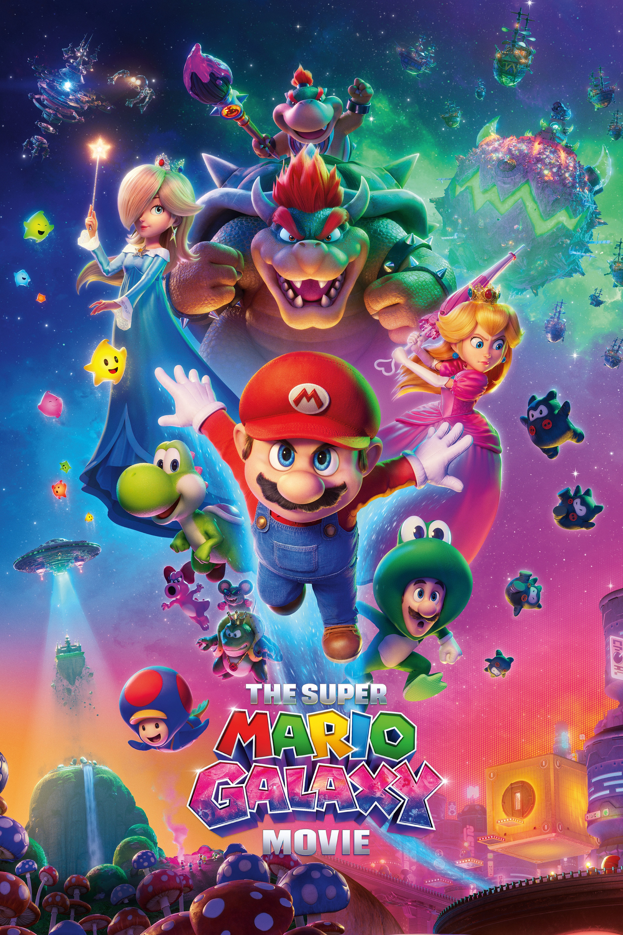 The Super Mario Galaxy Movie Hindi Dubbed Movie Poster (2026)